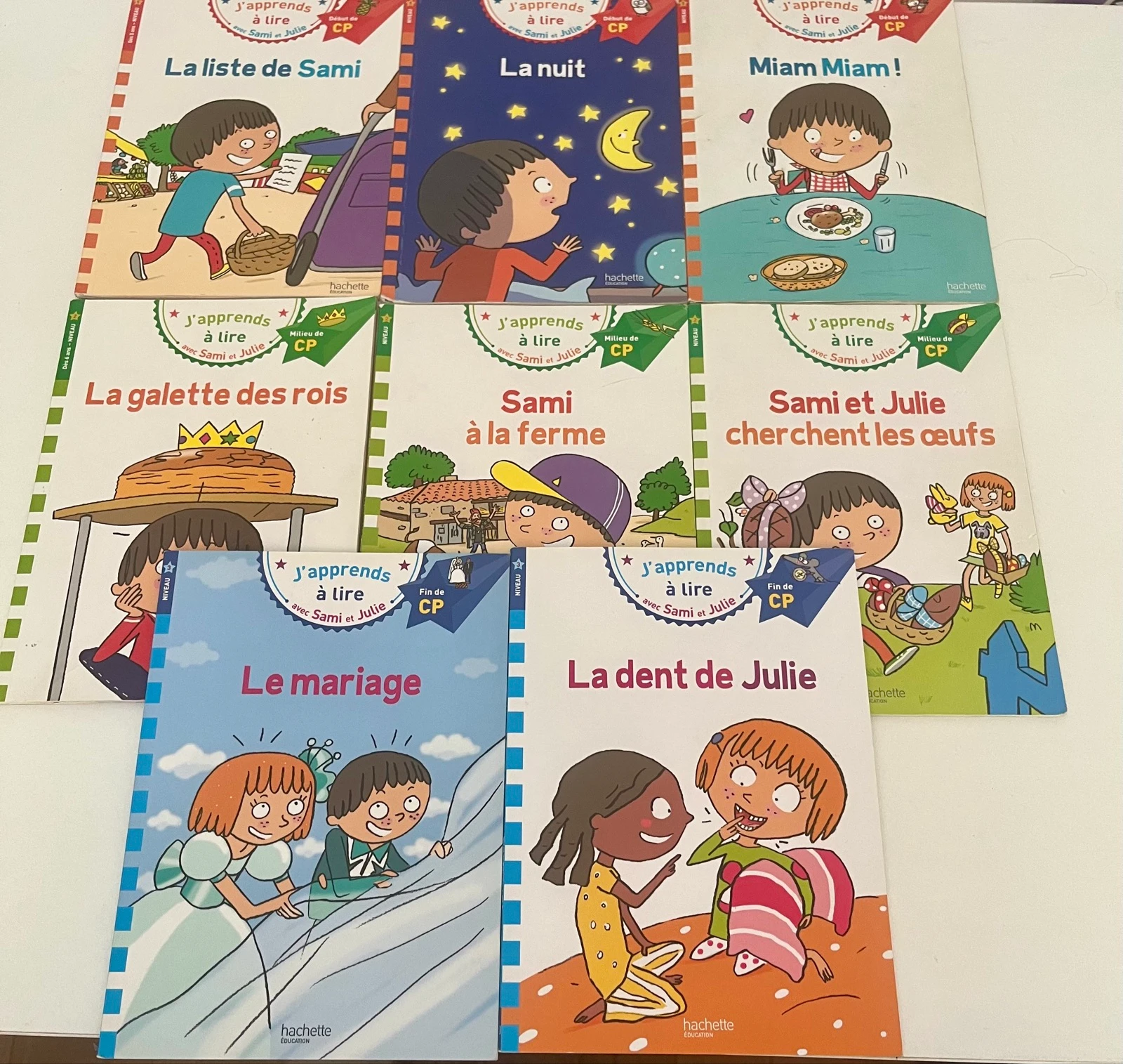 Lote de 8 libros de lectura Sami y Julie – photo 2